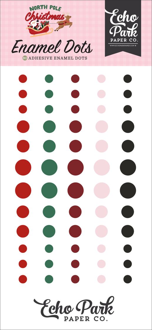 ***Pre-Order*** Echo Park - North Pole Christmas - Enamel Dots