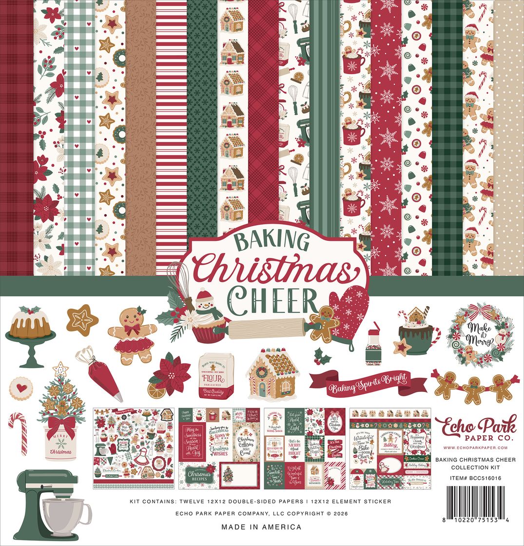 ***Pre-Order*** Echo Park - Baking Christmas Cheer - Collection Kit