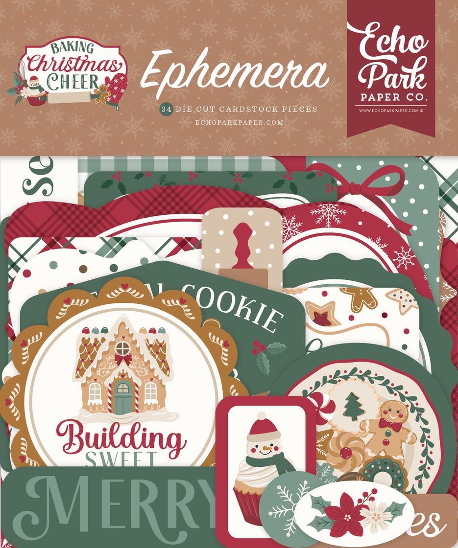 ***Pre-Order*** Echo Park - Baking Christmas Cheer - Ephemera