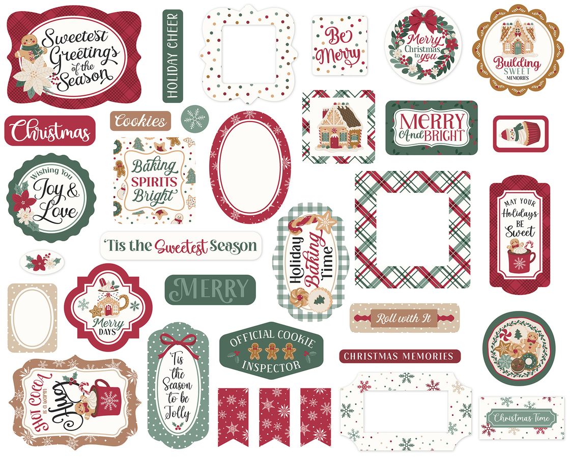 ***Pre-Order*** Echo Park - Baking Christmas Cheer - Ephemera