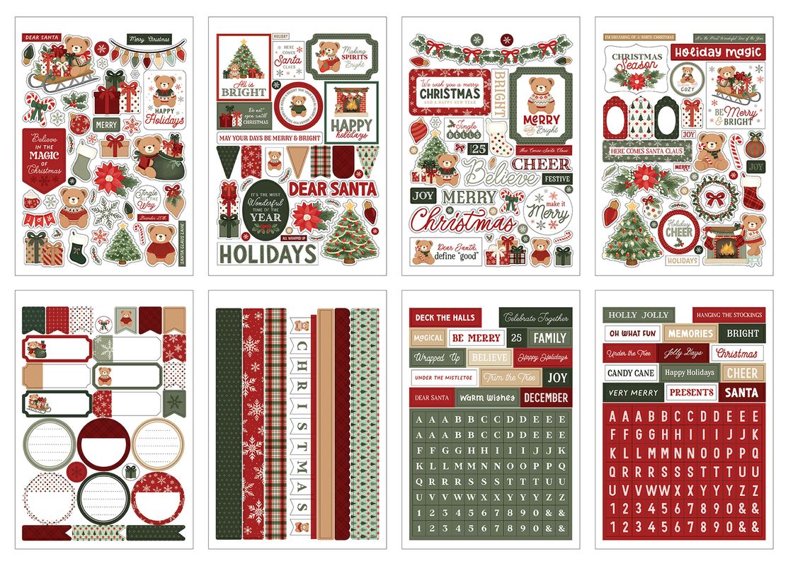 ***Pre-Order*** Carta Bella - Have A Beary Christmas - Sticker Book