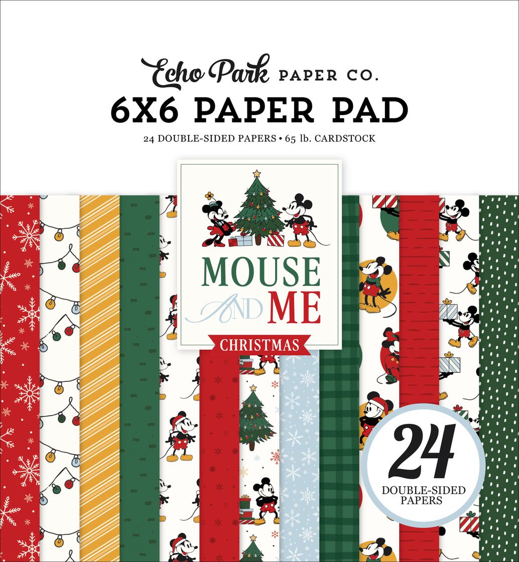 ***Pre-Order*** Echo Park - Mouse And Me Christmas - 6x6 Paper Pad