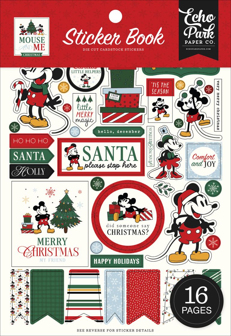 ***Pre-Order*** Echo Park - Mouse And Me Christmas - Sticker Book