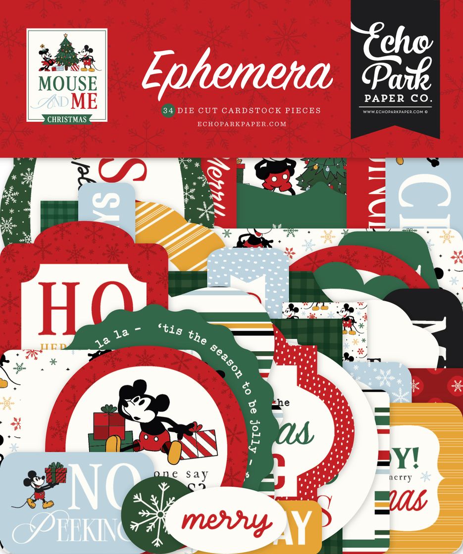 ***Pre-Order*** Echo Park - Mouse And Me Christmas - Ephemera