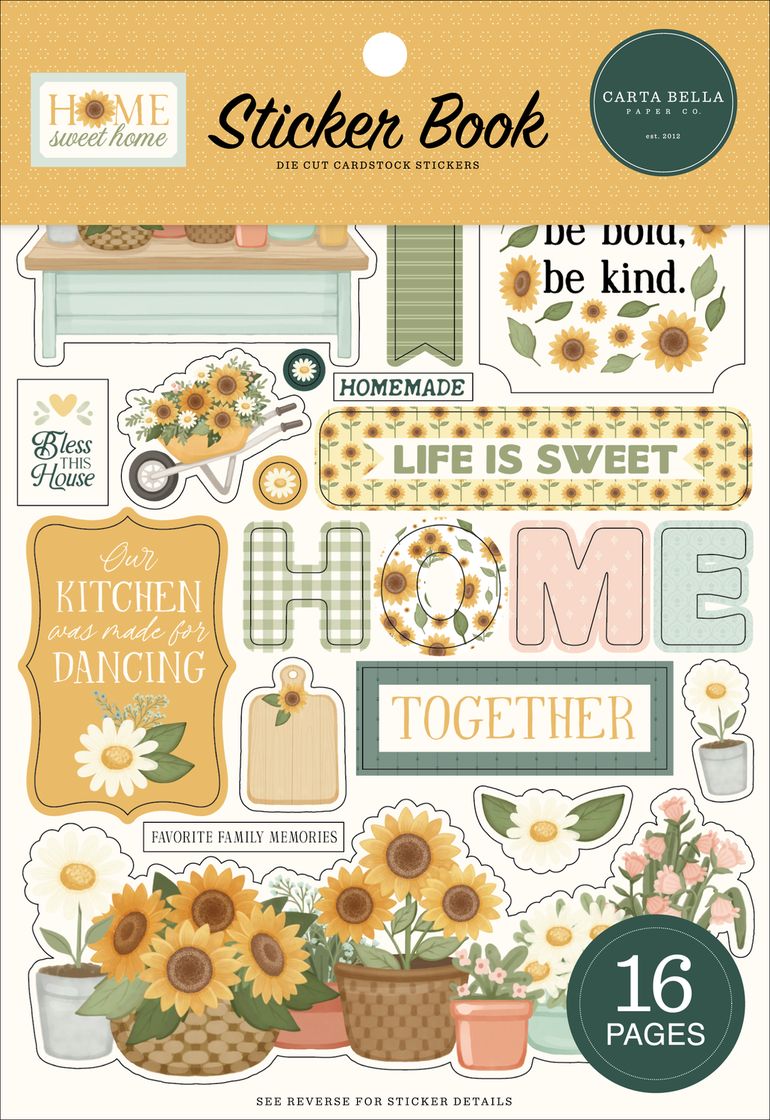 ***Pre-Order*** Carta Bella - Home Sweet Home - Sticker Book