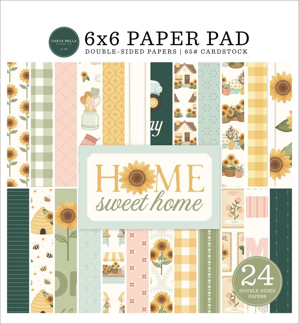 ***Pre-Order*** Carta Bella - Home Sweet Home - 6x6 Paper Pad