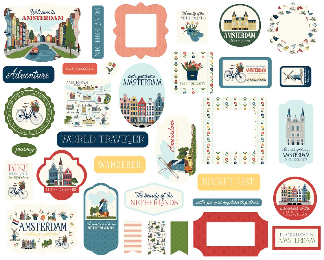 ***Pre-Order*** Carta Bella - Amsterdam - Ephemera