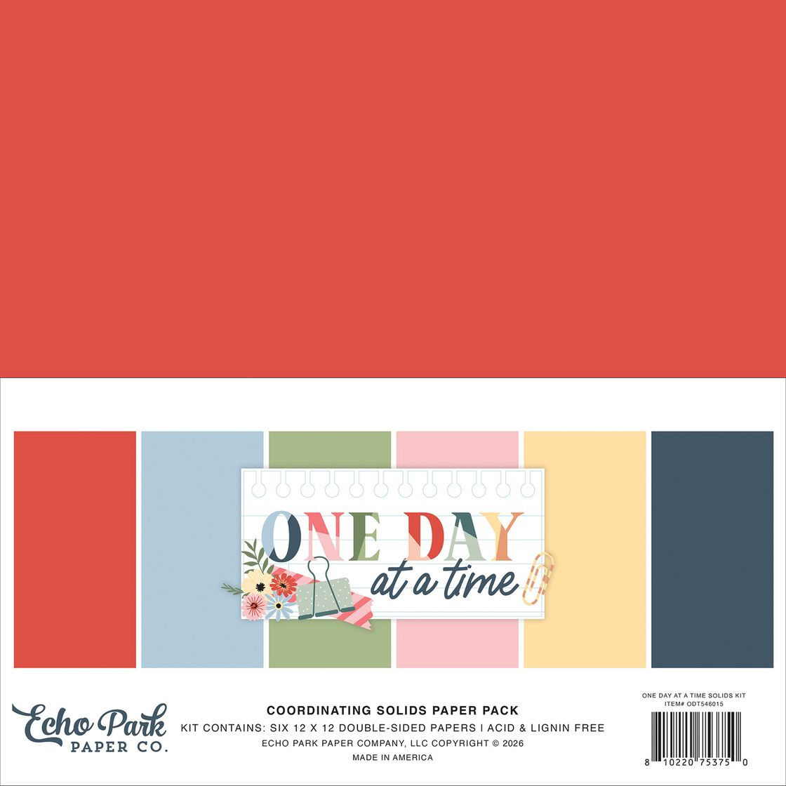 ***Pre-Order*** Echo Park - One Day At A Time - Solids Kit