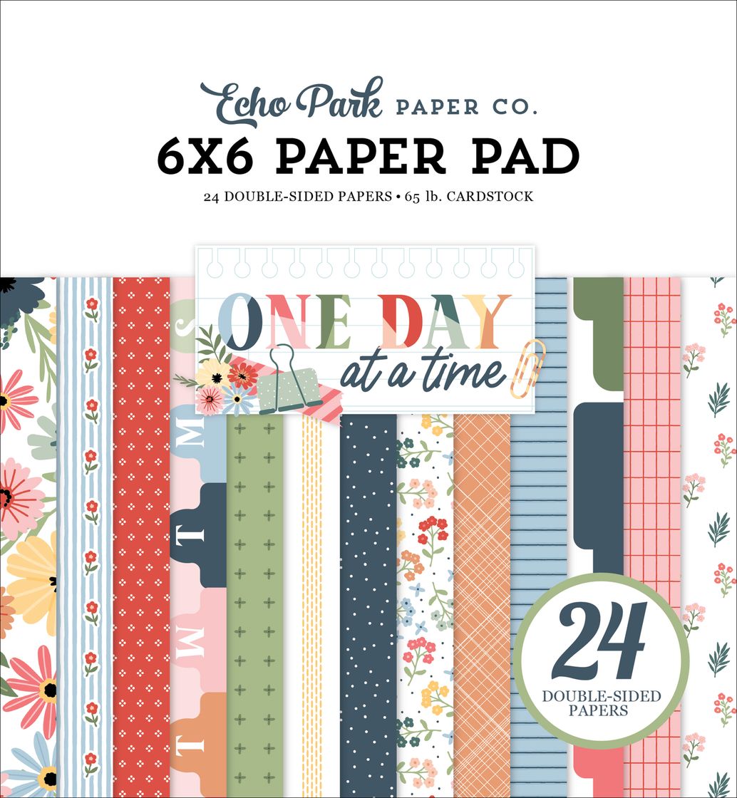 ***Pre-Order*** Echo Park - One Day At A Time - 6x6 Paper Pad