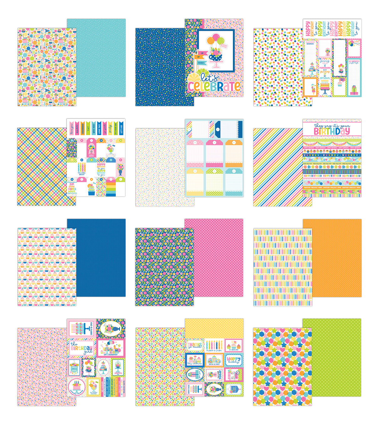 Doodlebug - Cupcakes & Candles - 6X8 Paper Pad