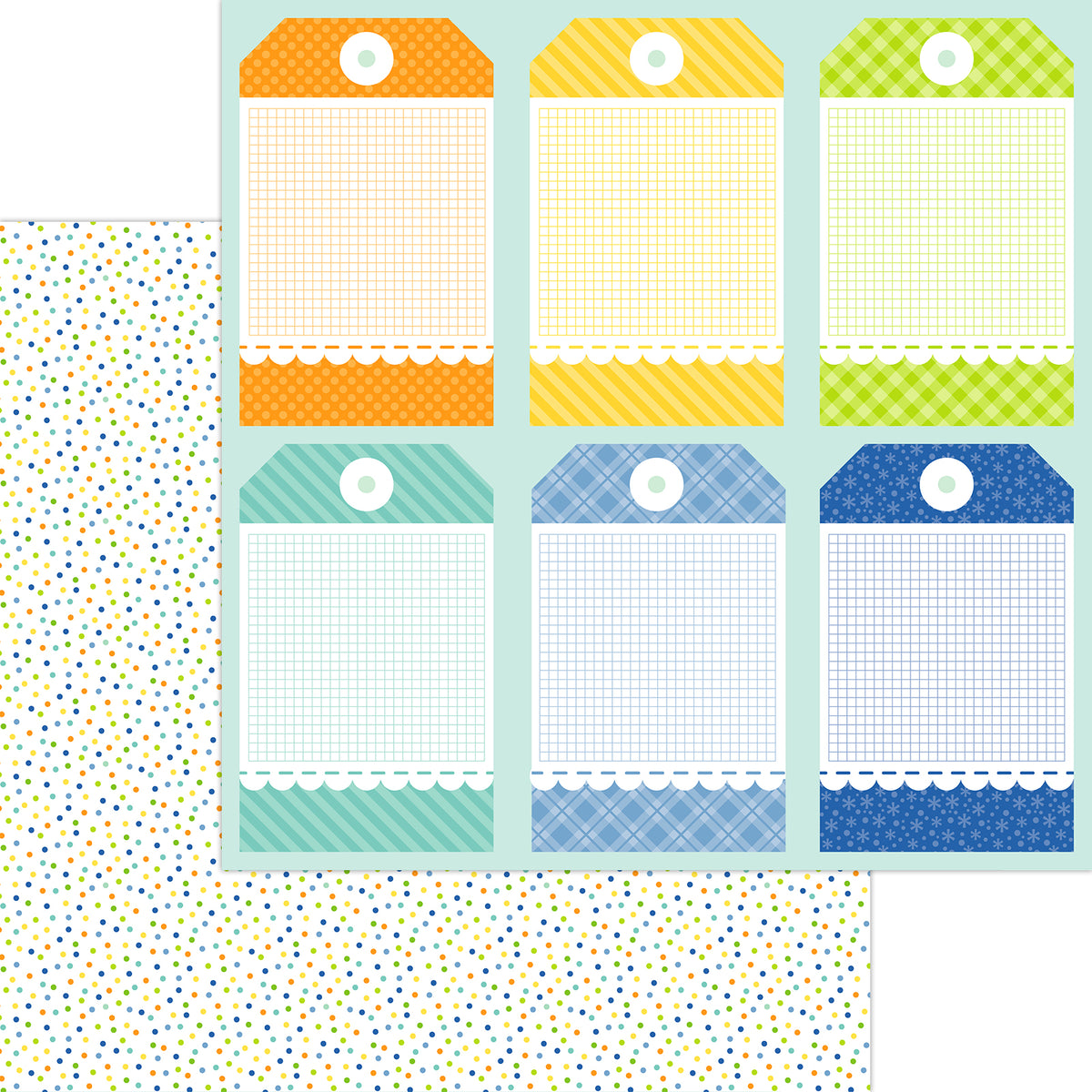Doodlebug - Balloons & Banners - 12X12 Paper Pack