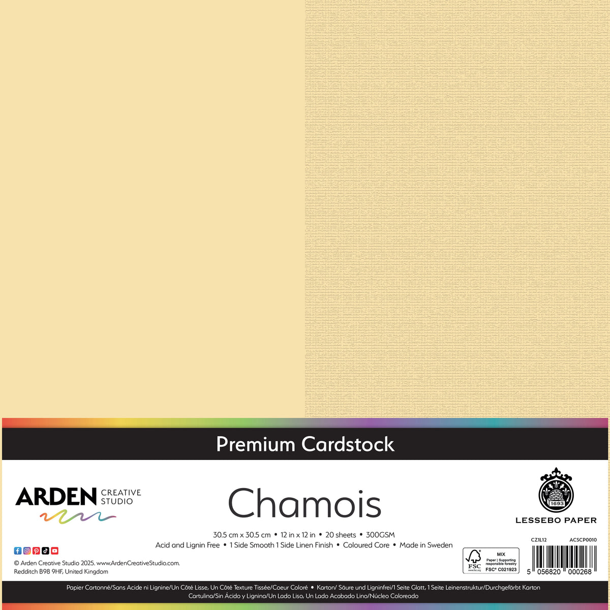 Arden Creative Studio - Premium Cardstock 12x12 - Chamois
