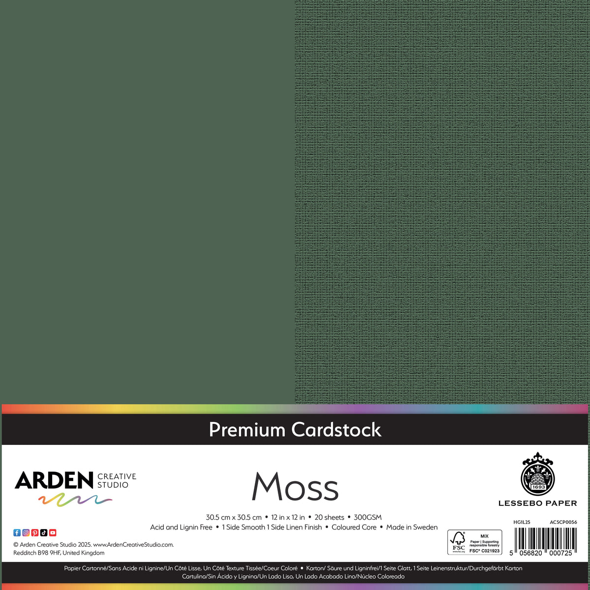 Arden Creative Studio - Premium Cardstock 12x12 - Moss