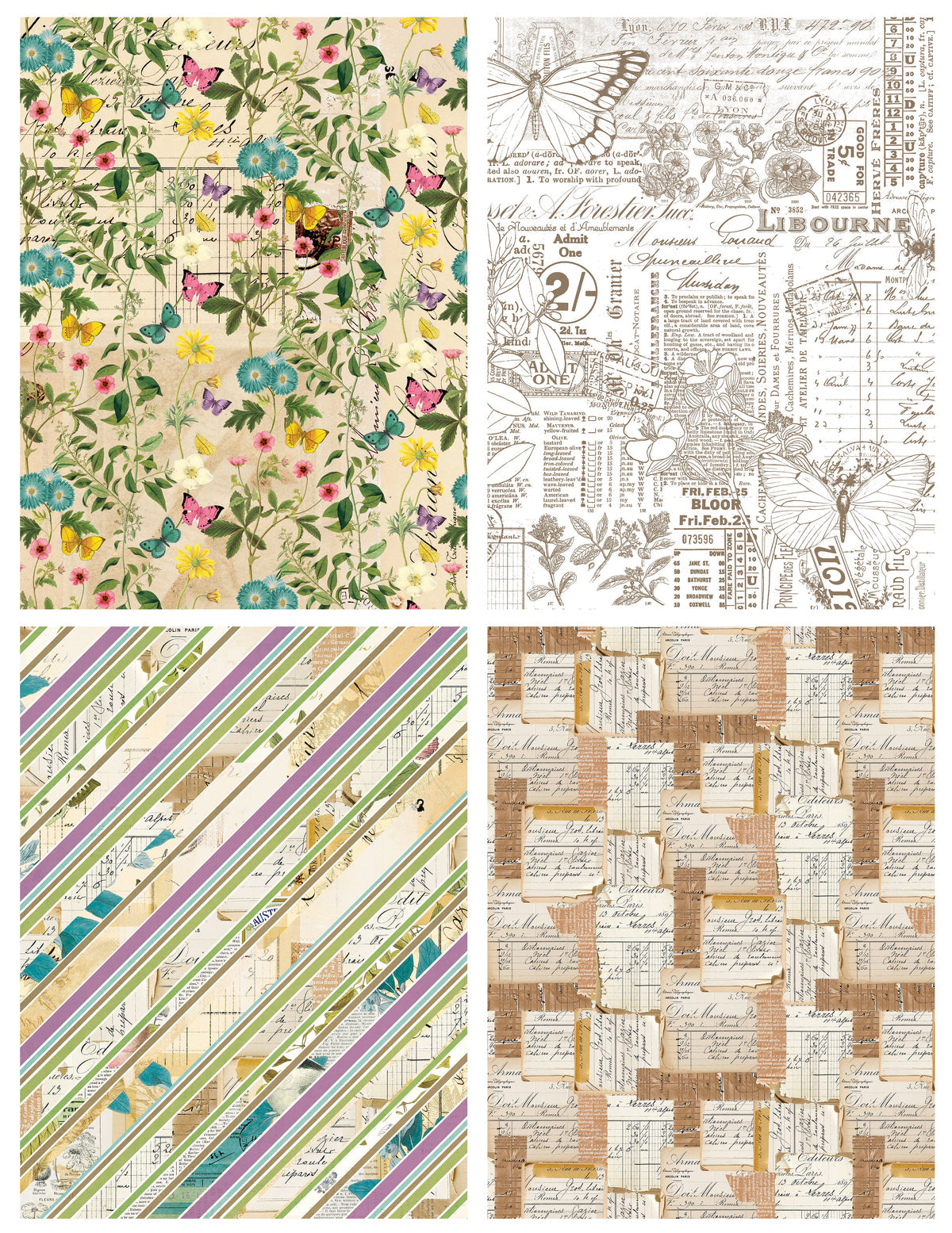 ***Pre-Order*** Arden Creative Studio - Garden Chronicles - 6in x 8in Decoupage Paper