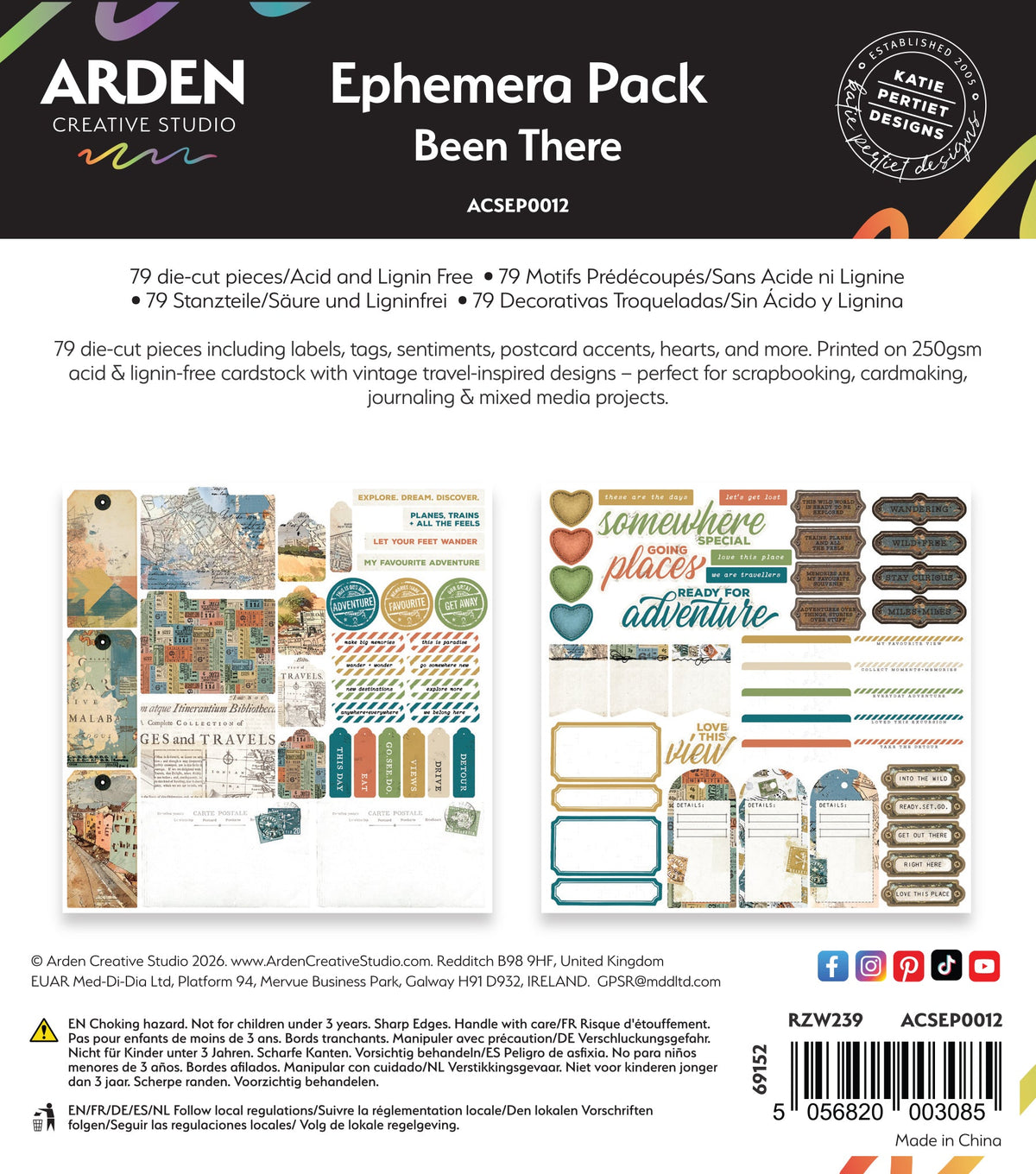 Arden Creative Studio - Been There - Ephemera Pack