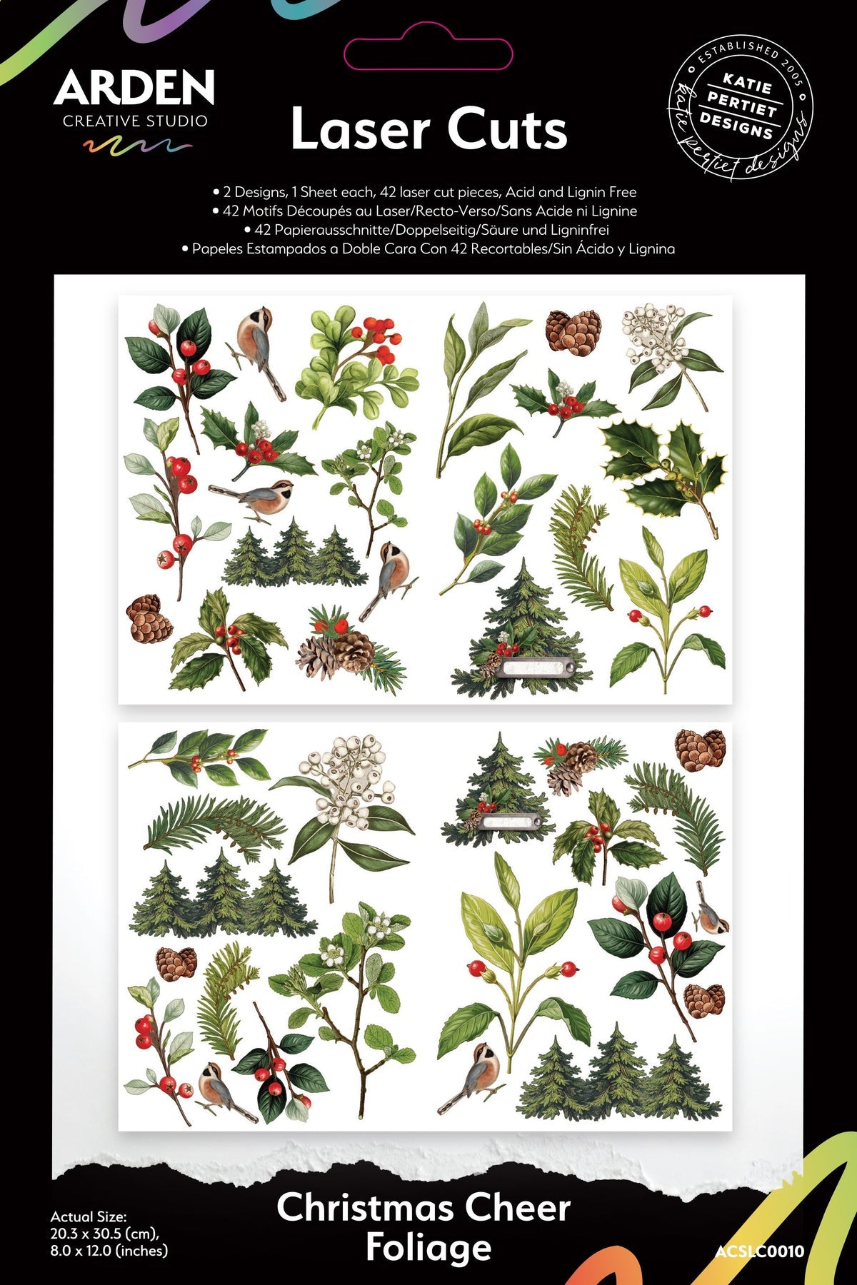 Arden Creative Studio - Christmas Cheer - Foliage Laser Cuts