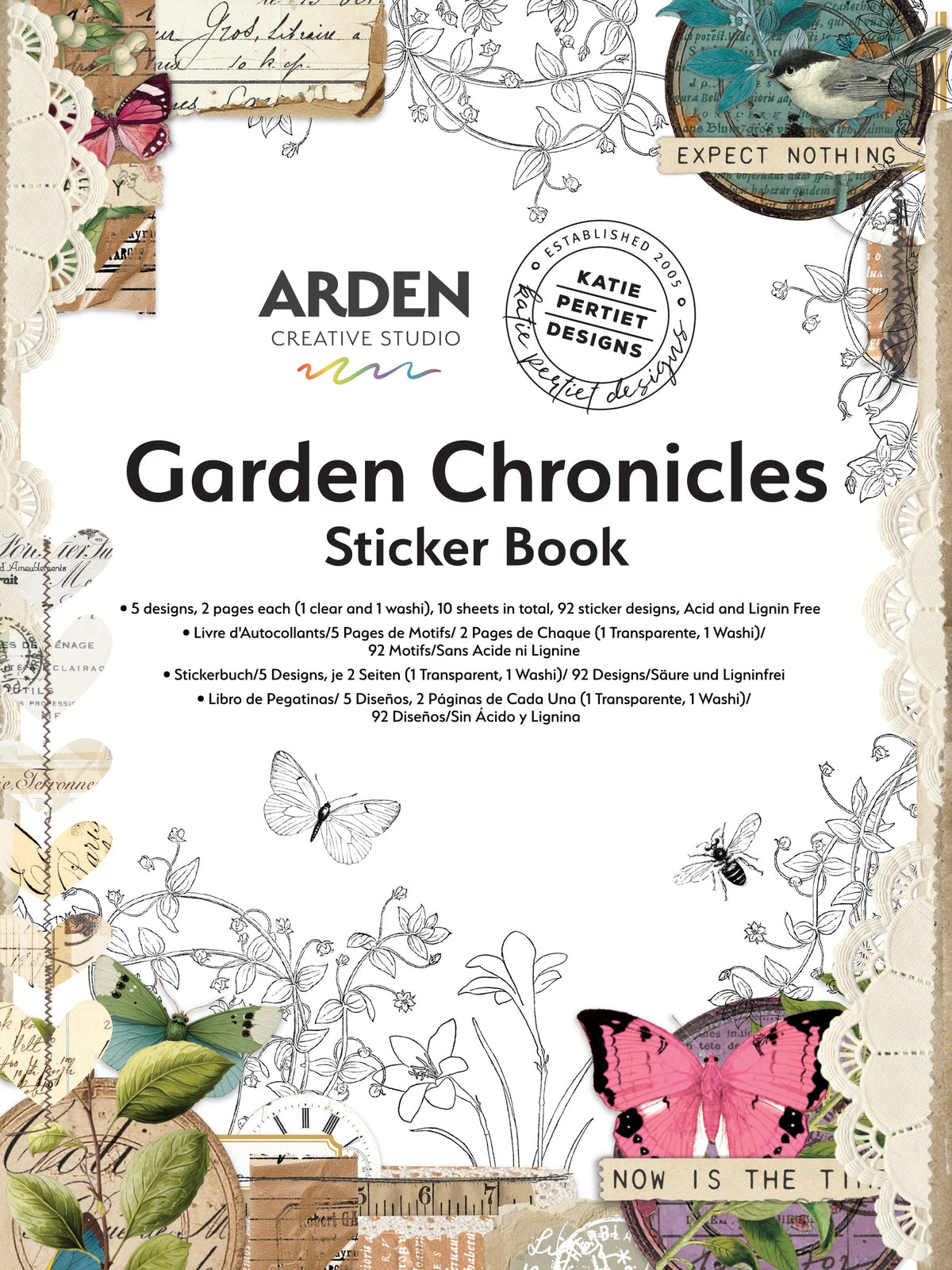 ***Pre-Order*** Arden Creative Studio - Garden Chronicles - Sticker Book