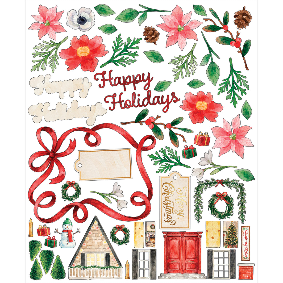 ***Pre-Order*** 49 and Market - Santa's Winter Village Card Kit
