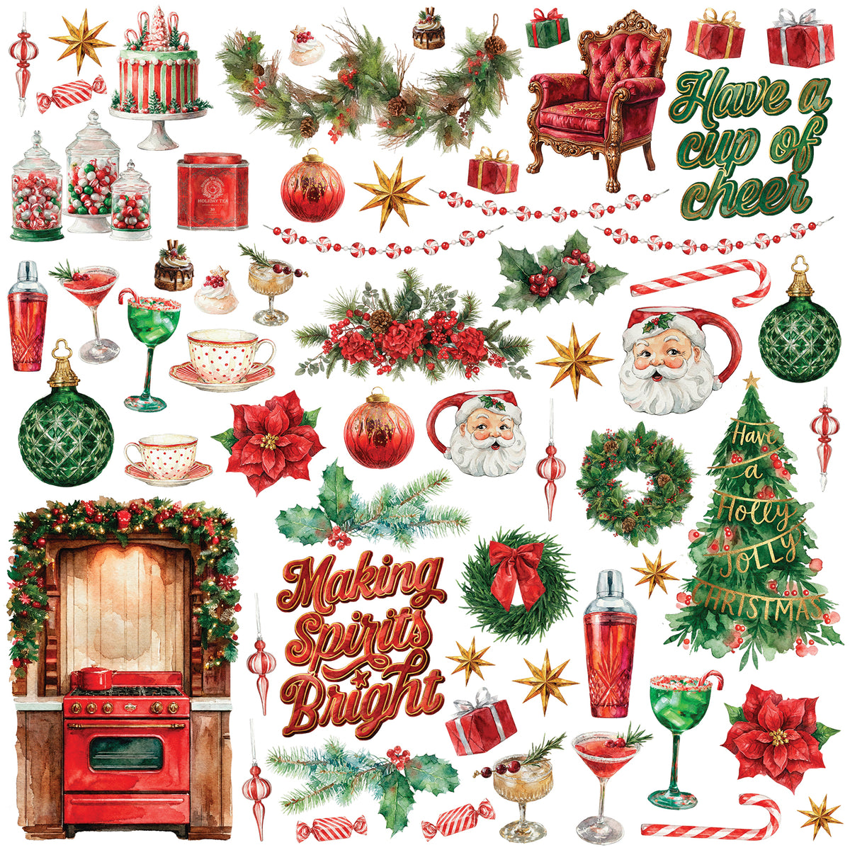 ***Pre-Order*** 49 and Market - Santa's Winter Village All-In-One Kit