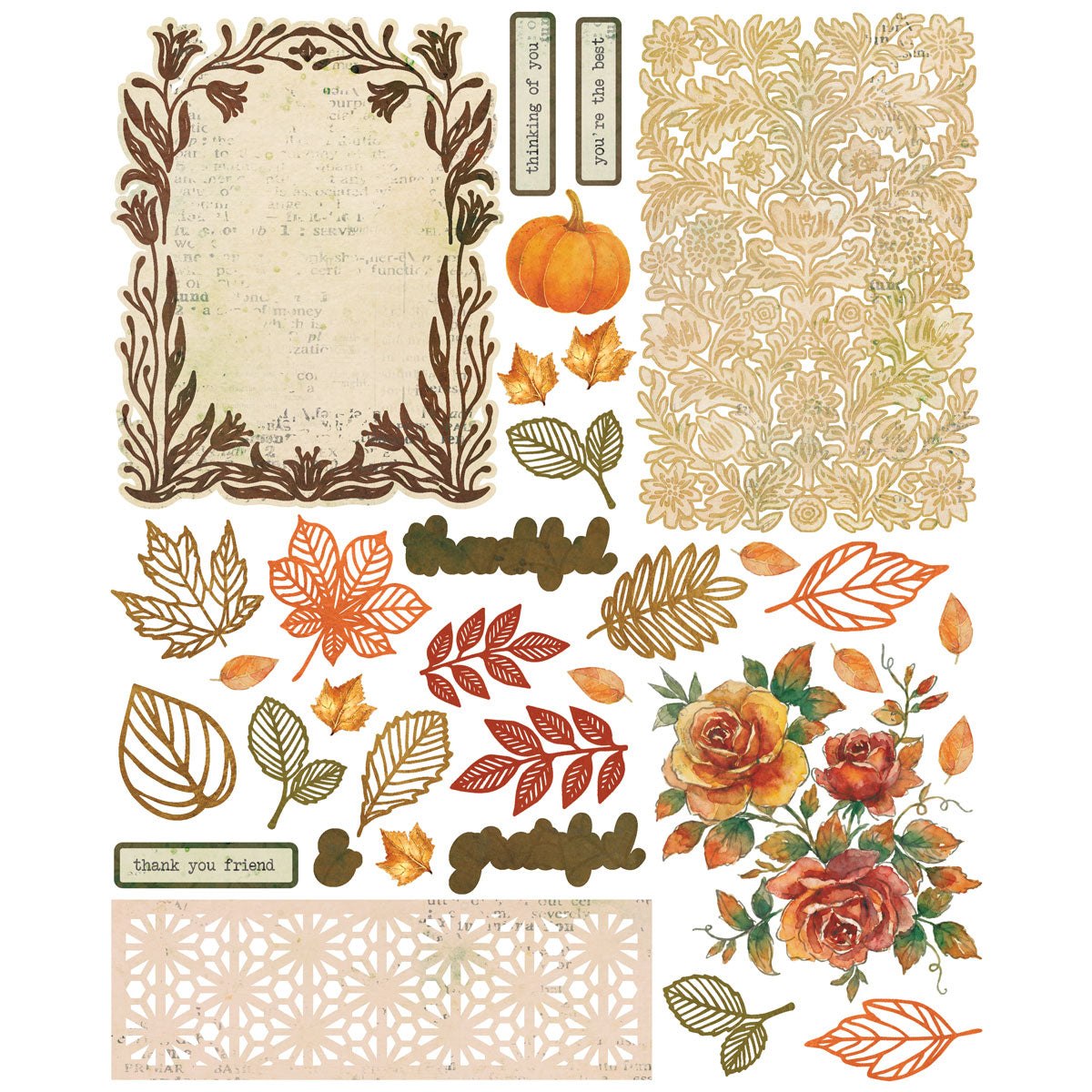 ***Pre-Order*** 49 and Market - Thankful Card Kit with Gold Foil