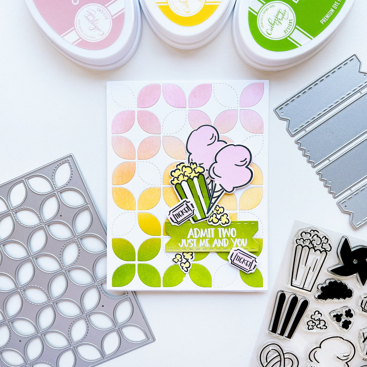 Catherine Pooler - Die - Playful Pinwheels Cover Plate