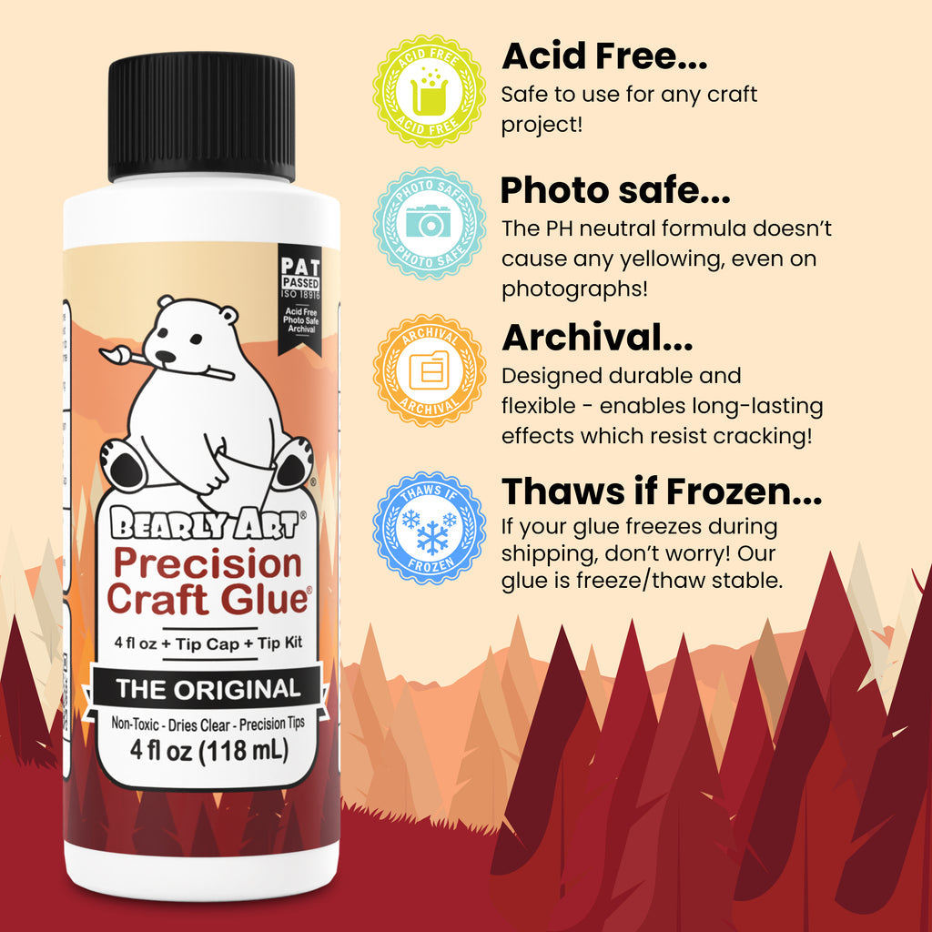 Bearly Art - Precision Craft Glue - The Orginal