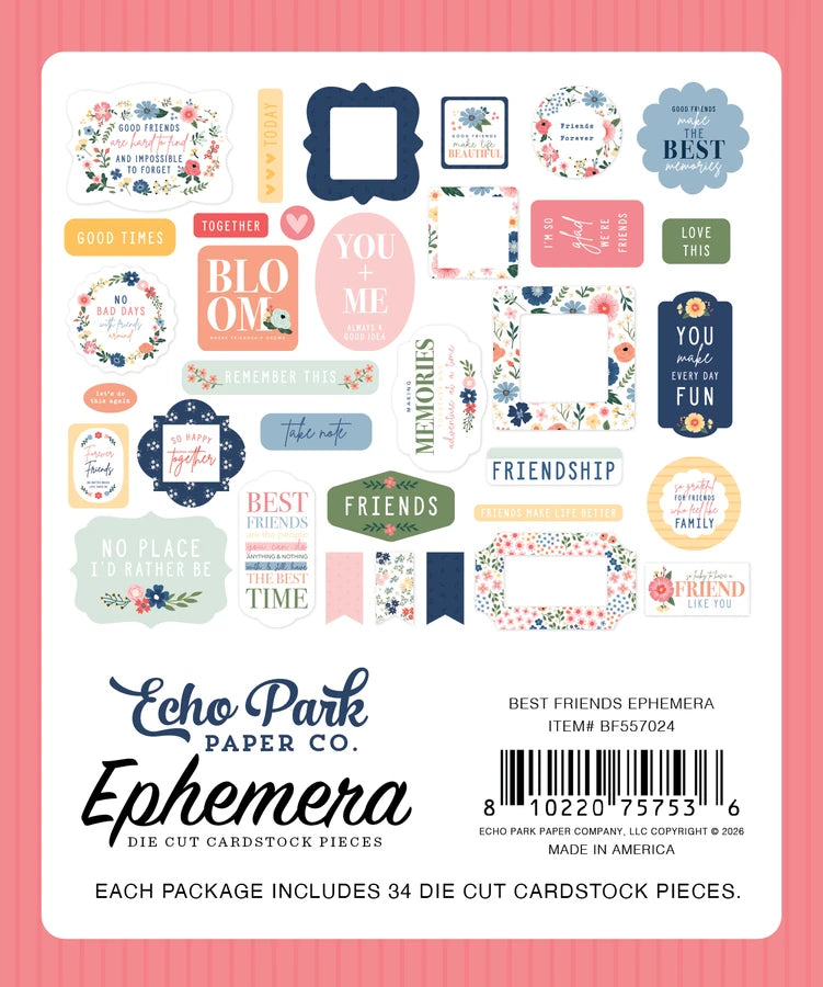 ***Pre-Order*** Echo Park - Best Friends - Ephemera