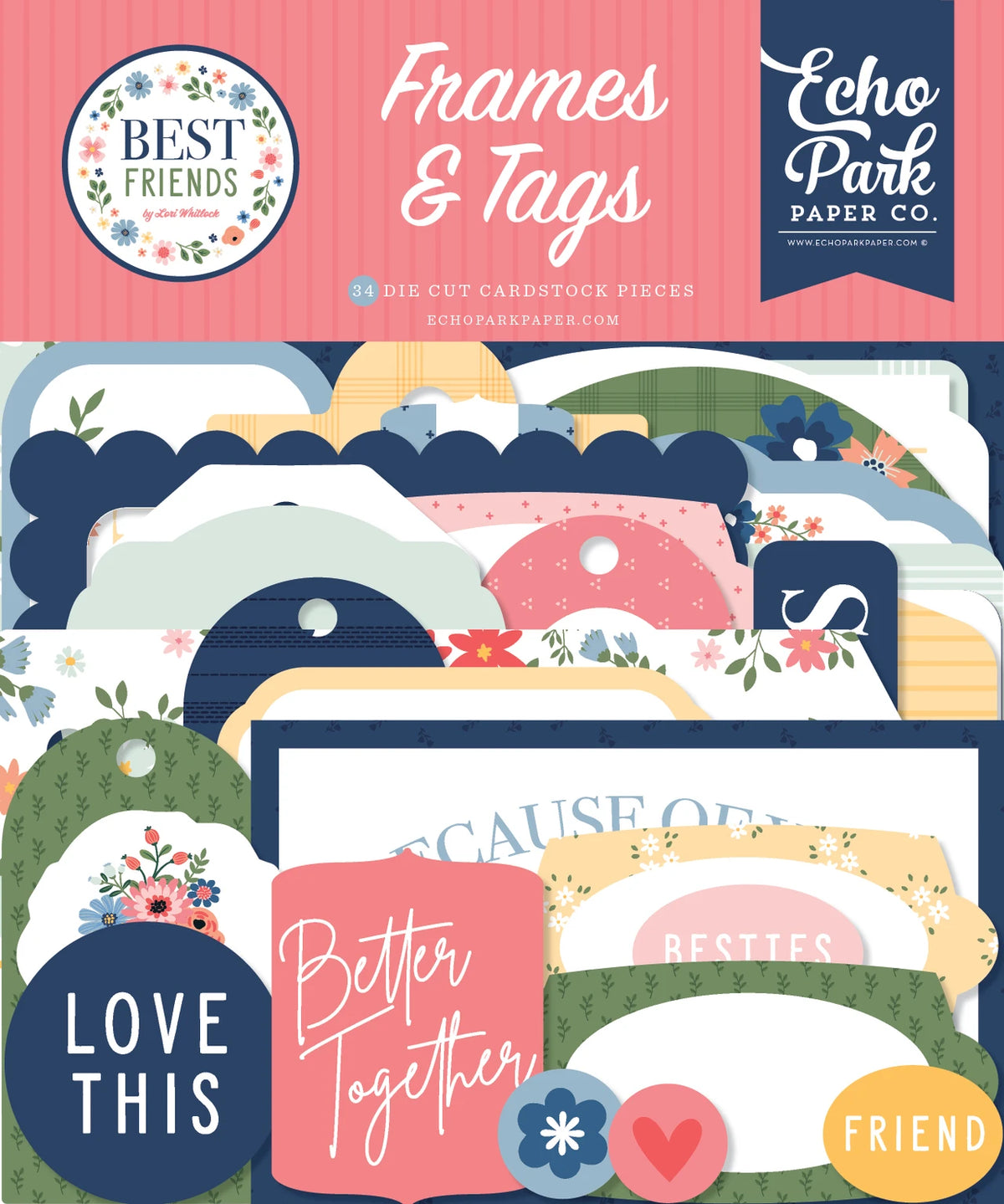 ***Pre-Order*** Echo Park - Best Friends - Frames & Tags