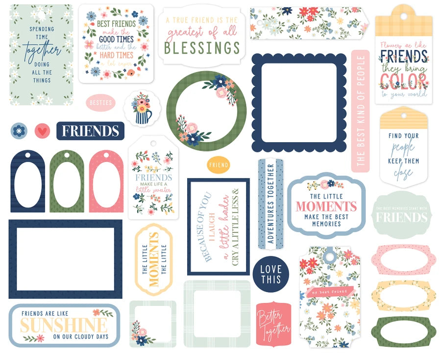 ***Pre-Order*** Echo Park - Best Friends - Frames & Tags
