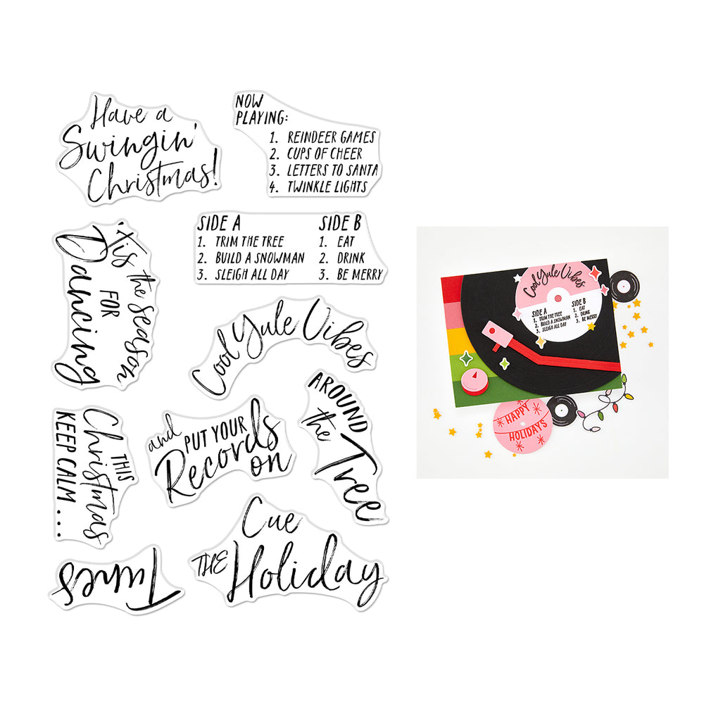 ***Pre-Order*** Hero Arts - Swingin' Christmas Stamp Set
