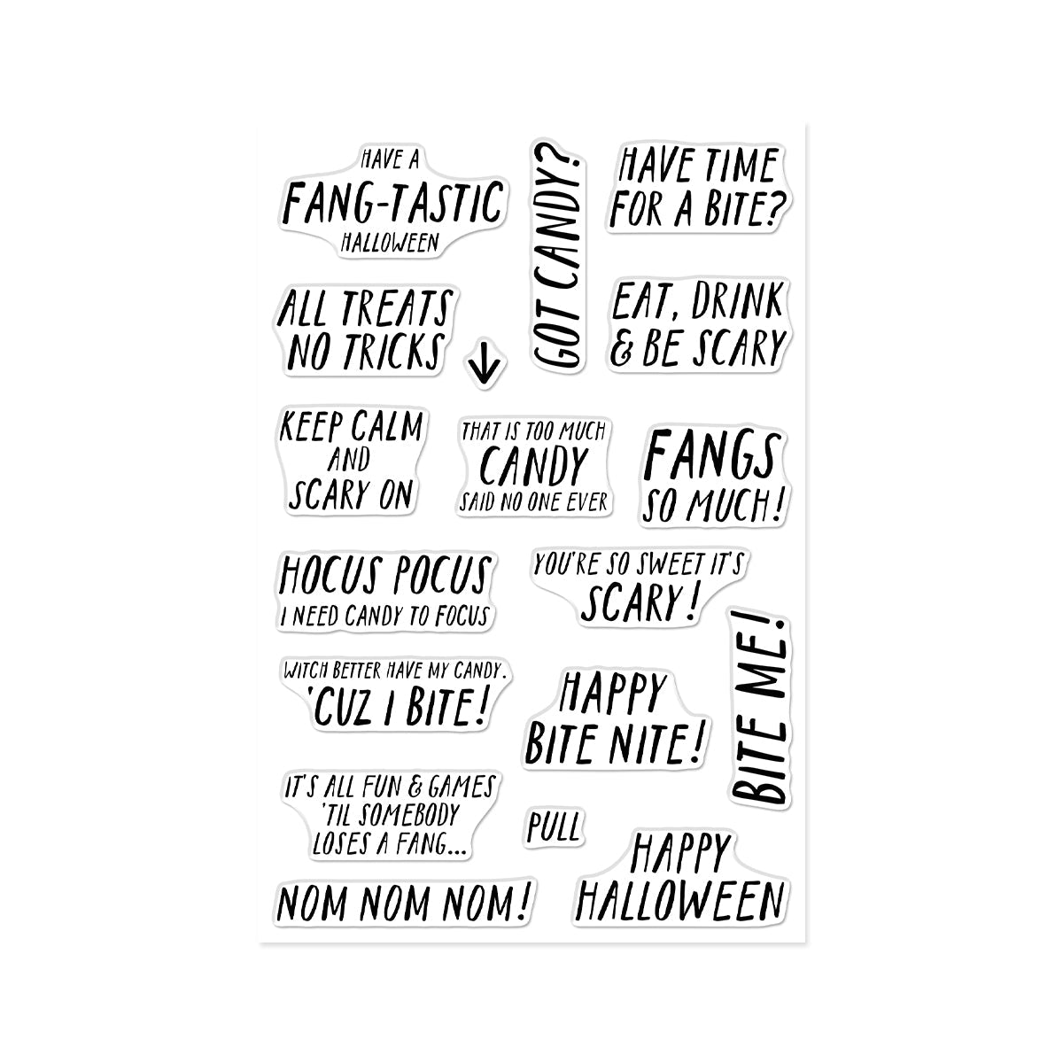 ***Pre-Order*** Hero Arts - Bite Nite Clear Stamp Set
