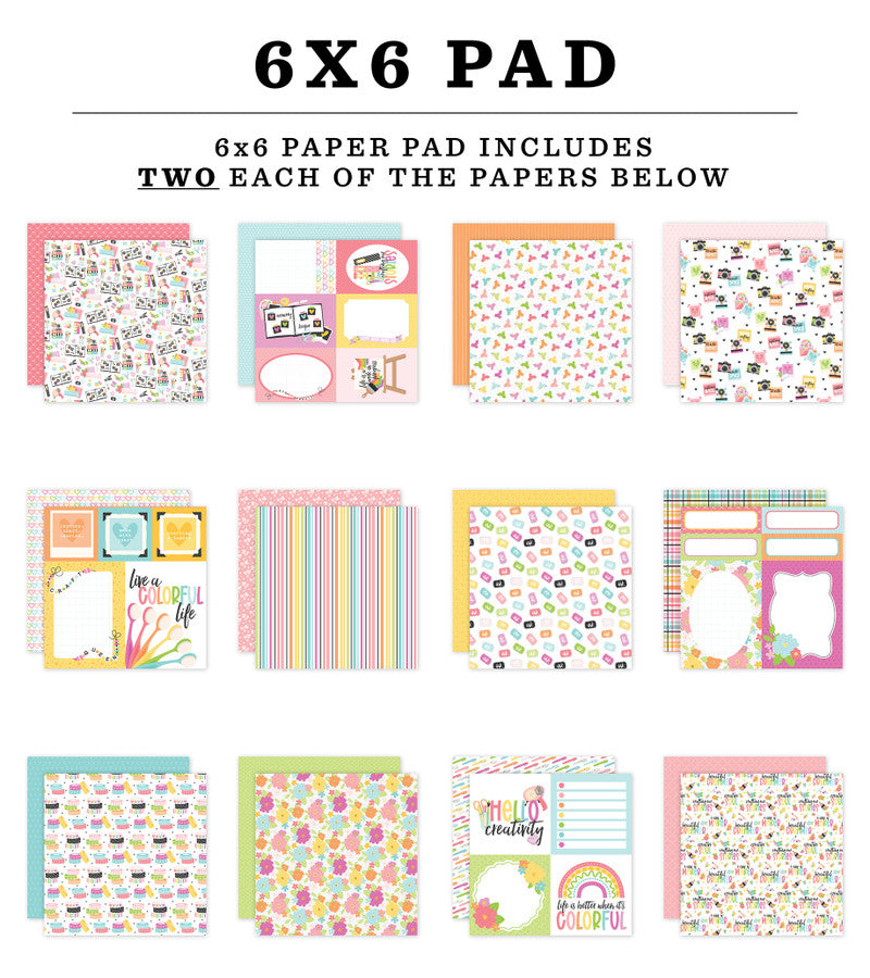 Echo Park - Craft Room - 6x6 Paper Pad