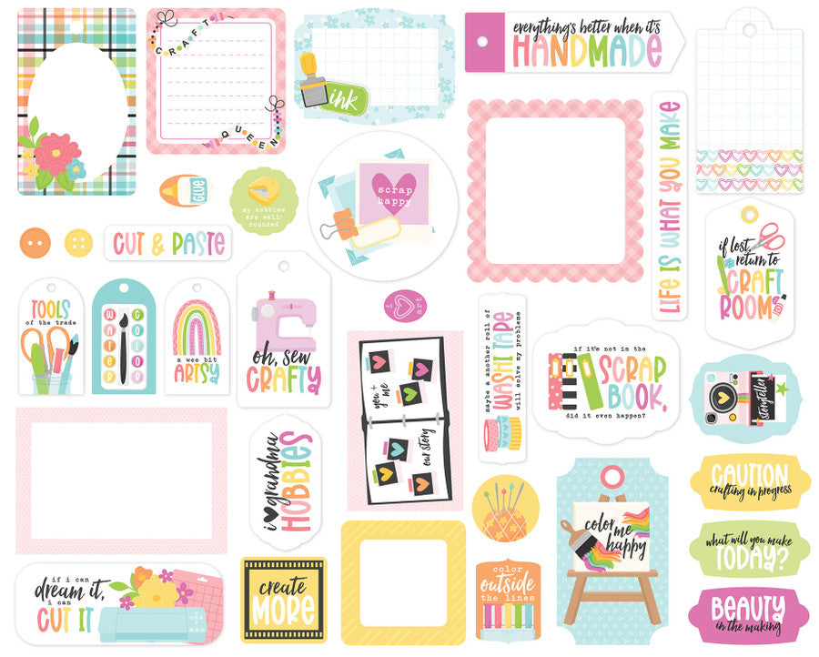 Echo Park - Craft Room - Frames & Tags