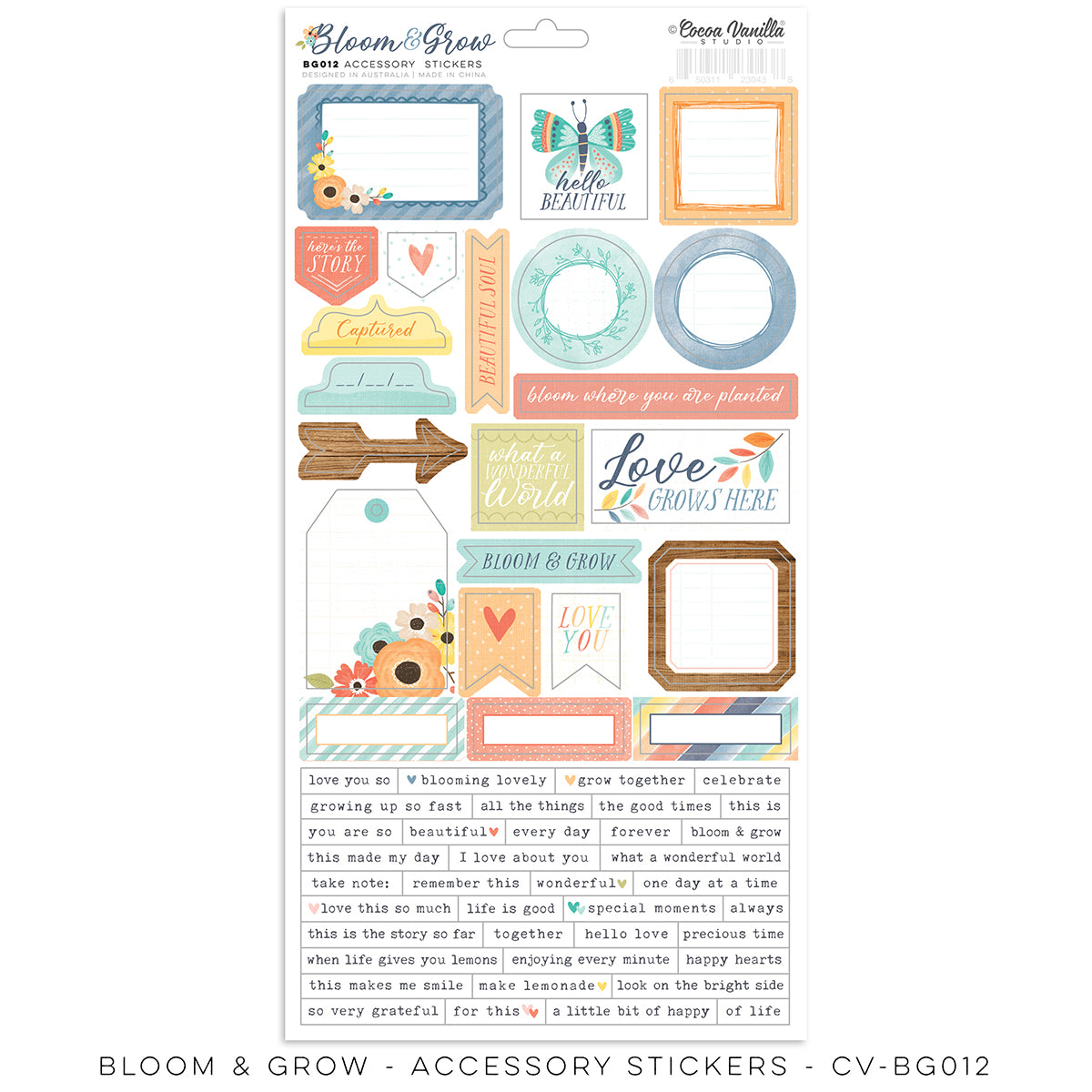 Cocoa Vanilla Studio - Bloom & Grow - Collection Kit