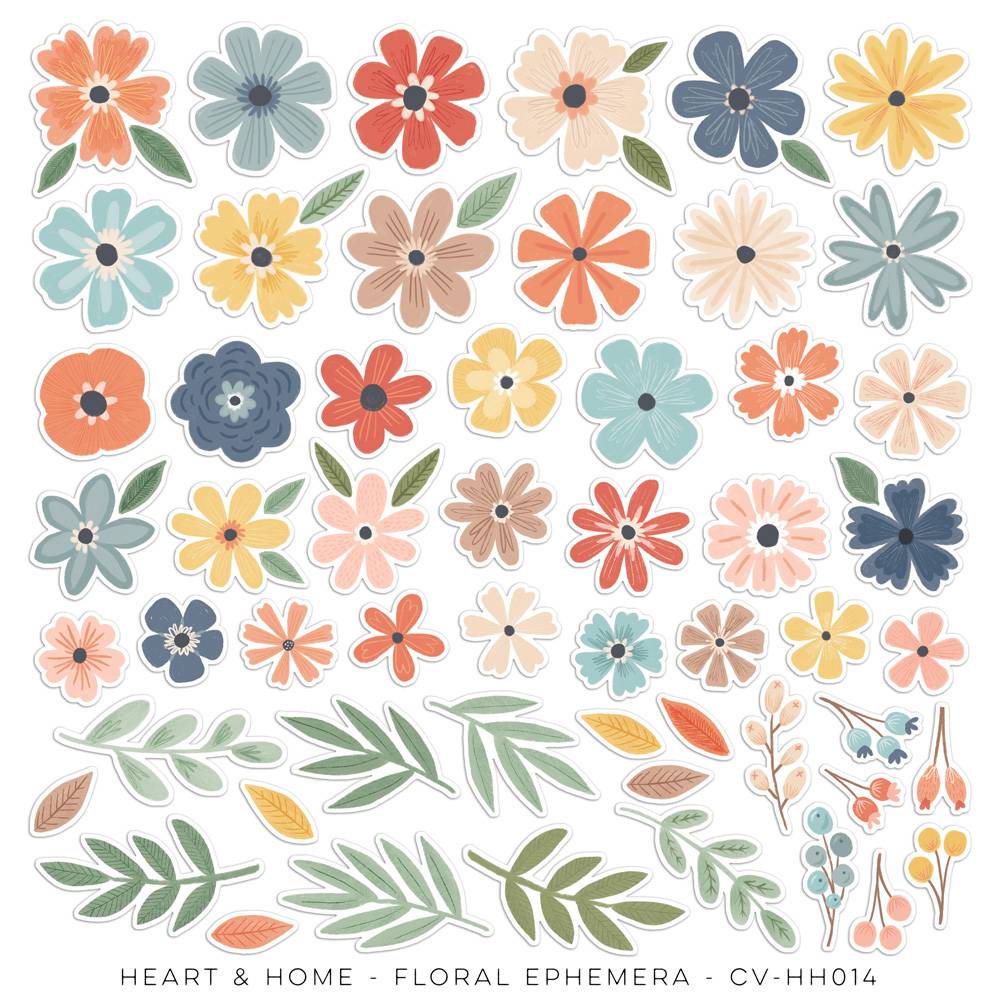 Cocoa Vanilla Studio - Heart & Home - Floral Ephemera
