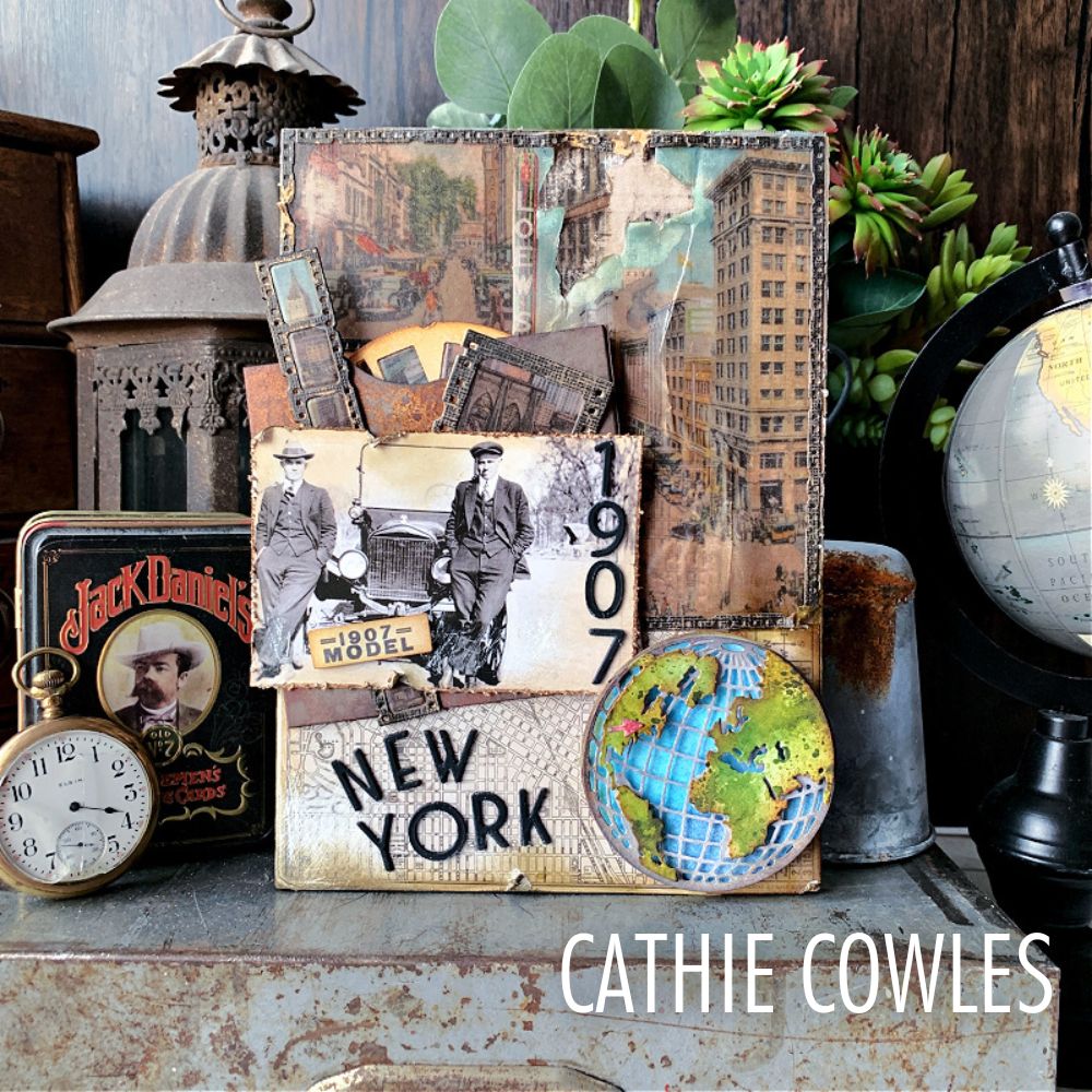 Sizzix - Thinlits Die Set 45PK Vault World Travel by Tim Holtz