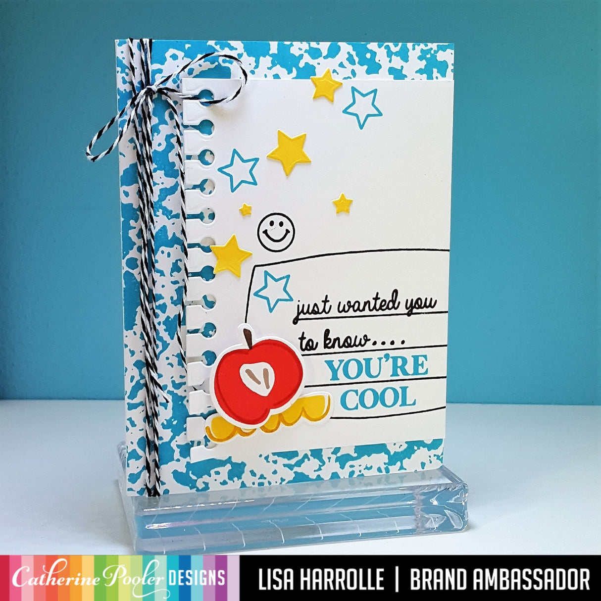 Catherine Pooler - Spiral Notebook Border Die