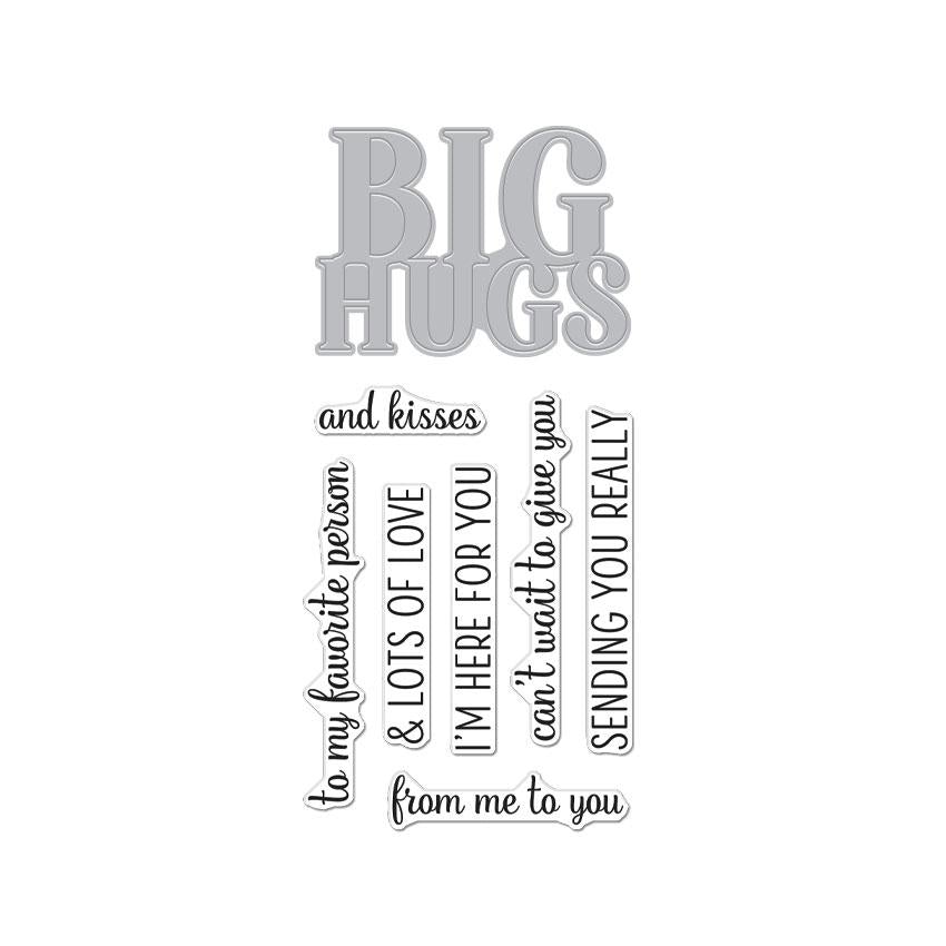 Hero Arts - Big Hugs Stamp & Cut Set
