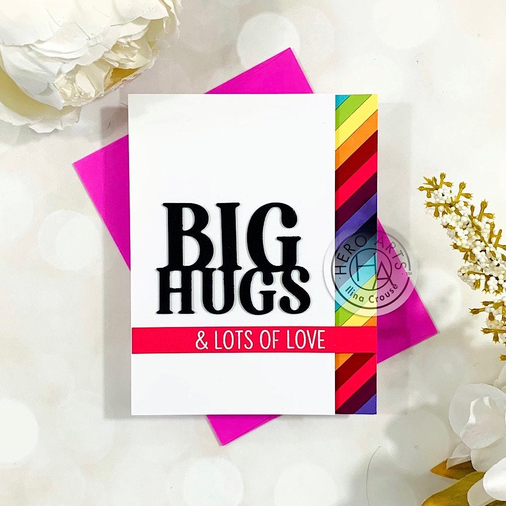 Hero Arts - Big Hugs Stamp & Cut Set