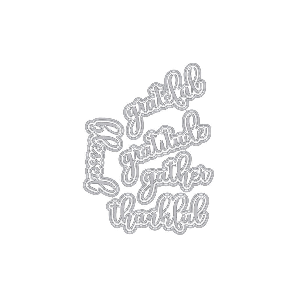 Hero Arts - Grateful Words Dies
