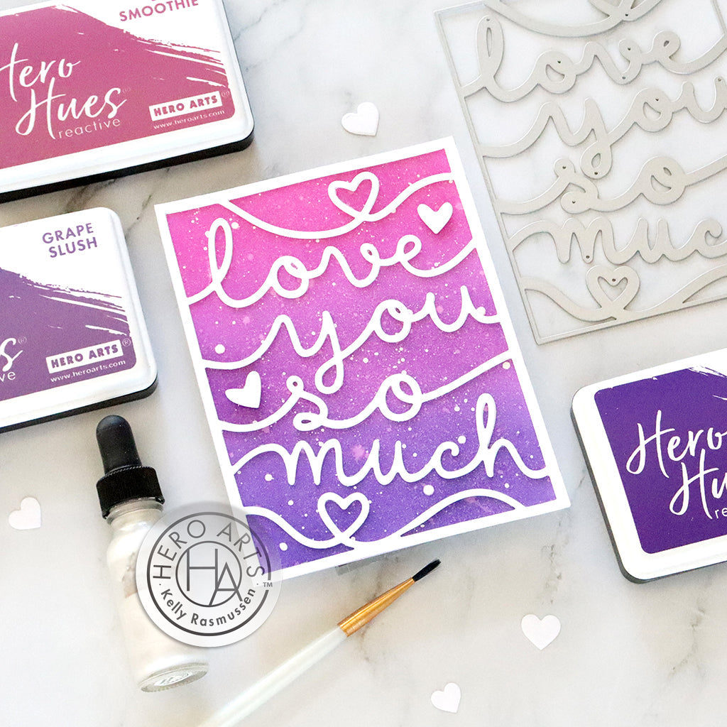 Hero Arts - Love You So Much Cover Plate Dies