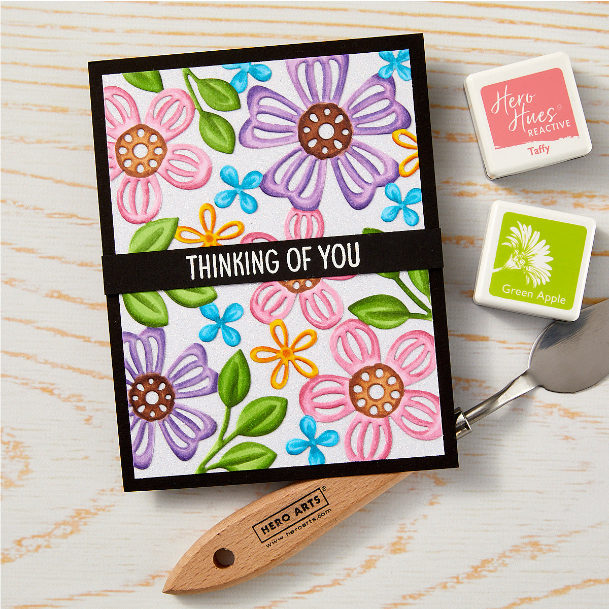 Hero Arts - Floral Pattern Cover Plate Die