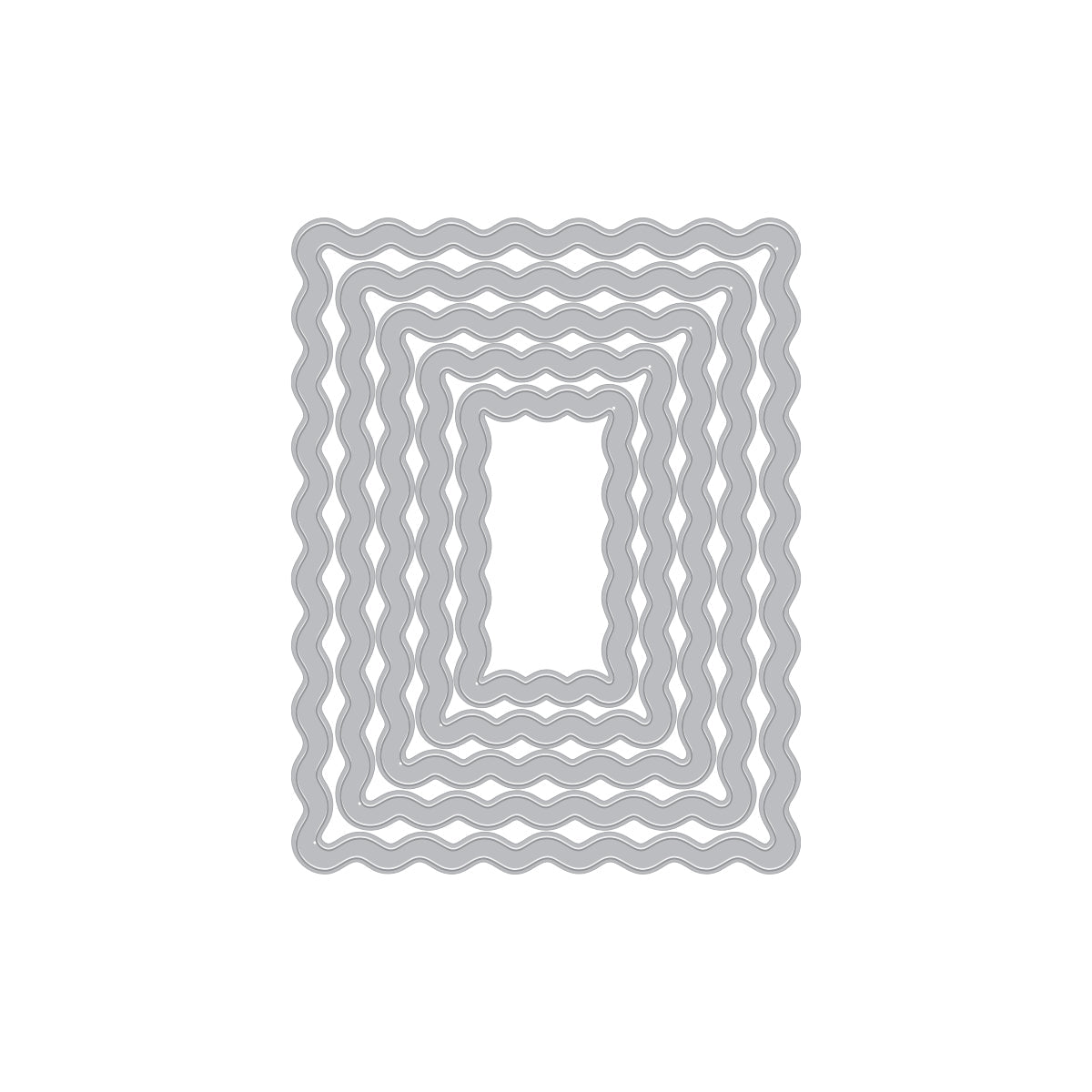 Hero Arts - Squiggly Rectangle Frames Die Set