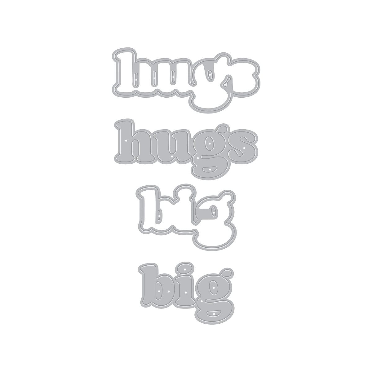 Hero Arts - Big Hugs Die Set by Carly Tee