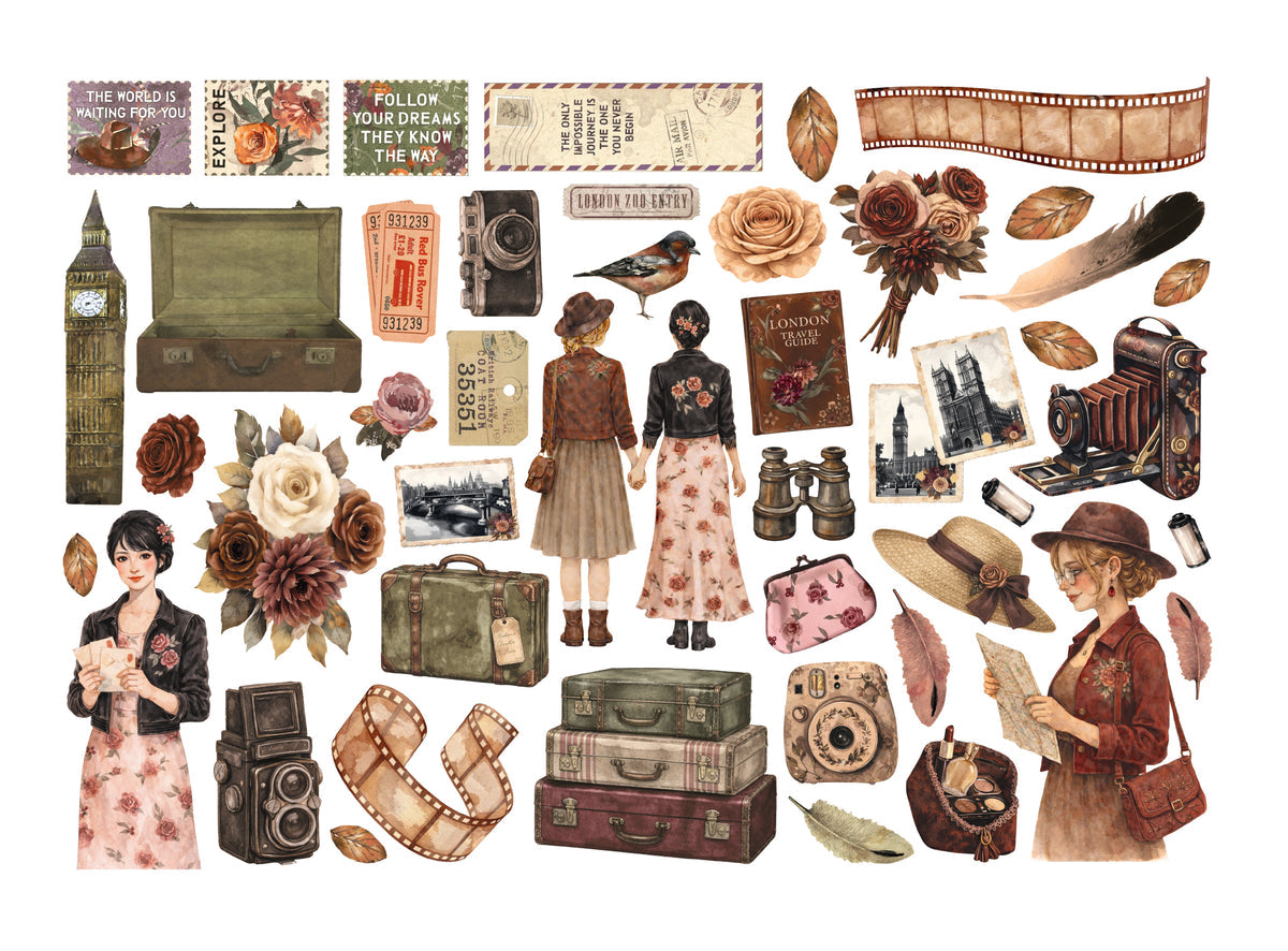 ***Pre-Order*** Stamperia - Printed Decorative Ephemera For Art And Craft - Our Way