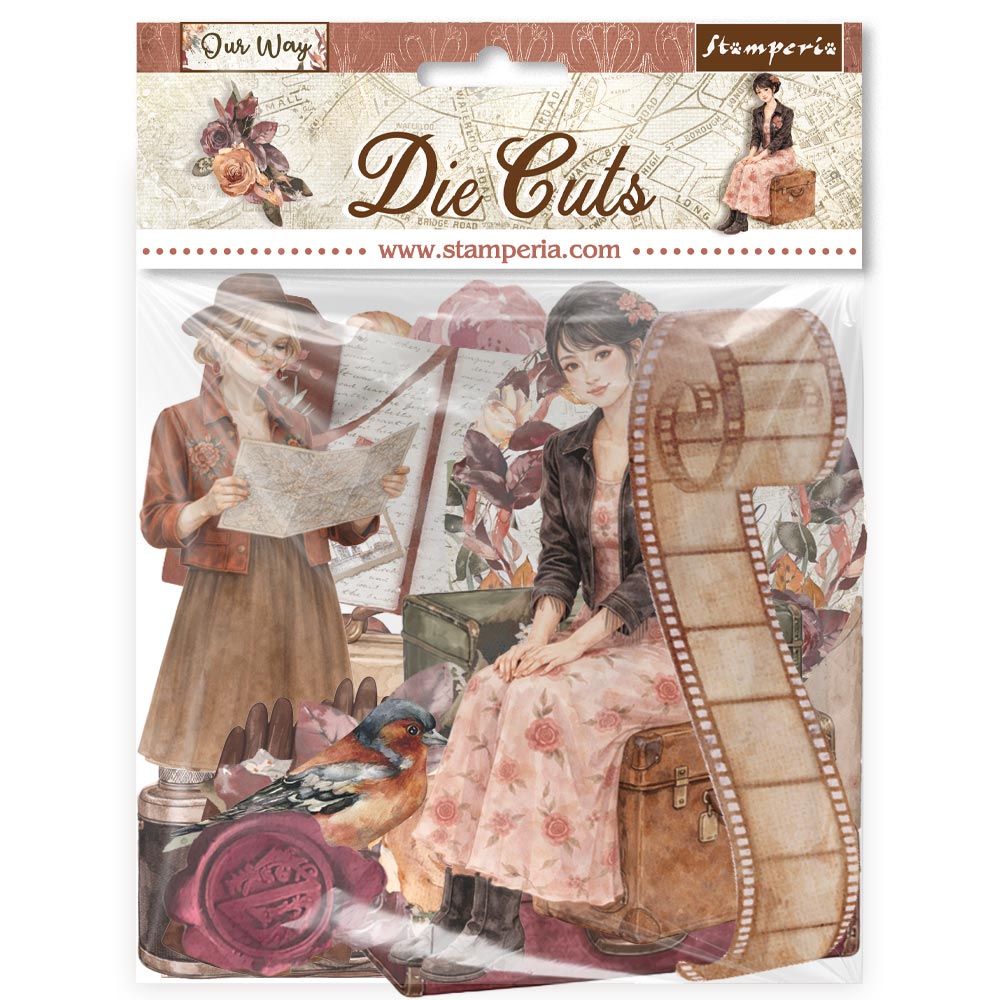 ***Pre-Order*** Stamperia - Printed Decorative Die Cuts For Art And Craft - Our Way