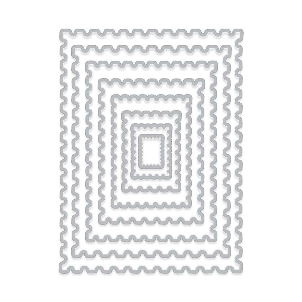 Hero Arts - Nesting Postage Stamps Infinity Nesting Dies