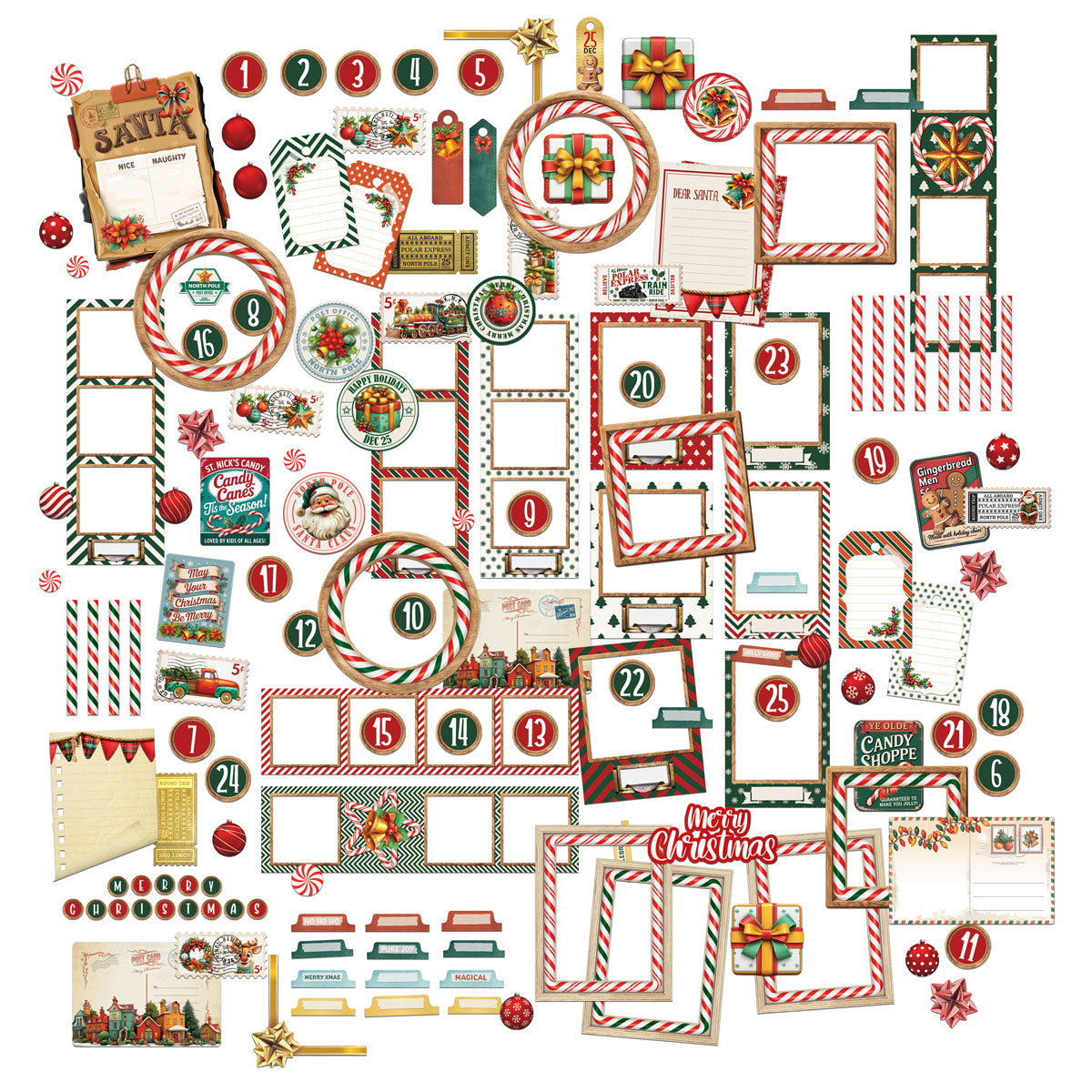 ***Pre-Order*** 49 and Market - Jolly Jingles - Ephemera Set