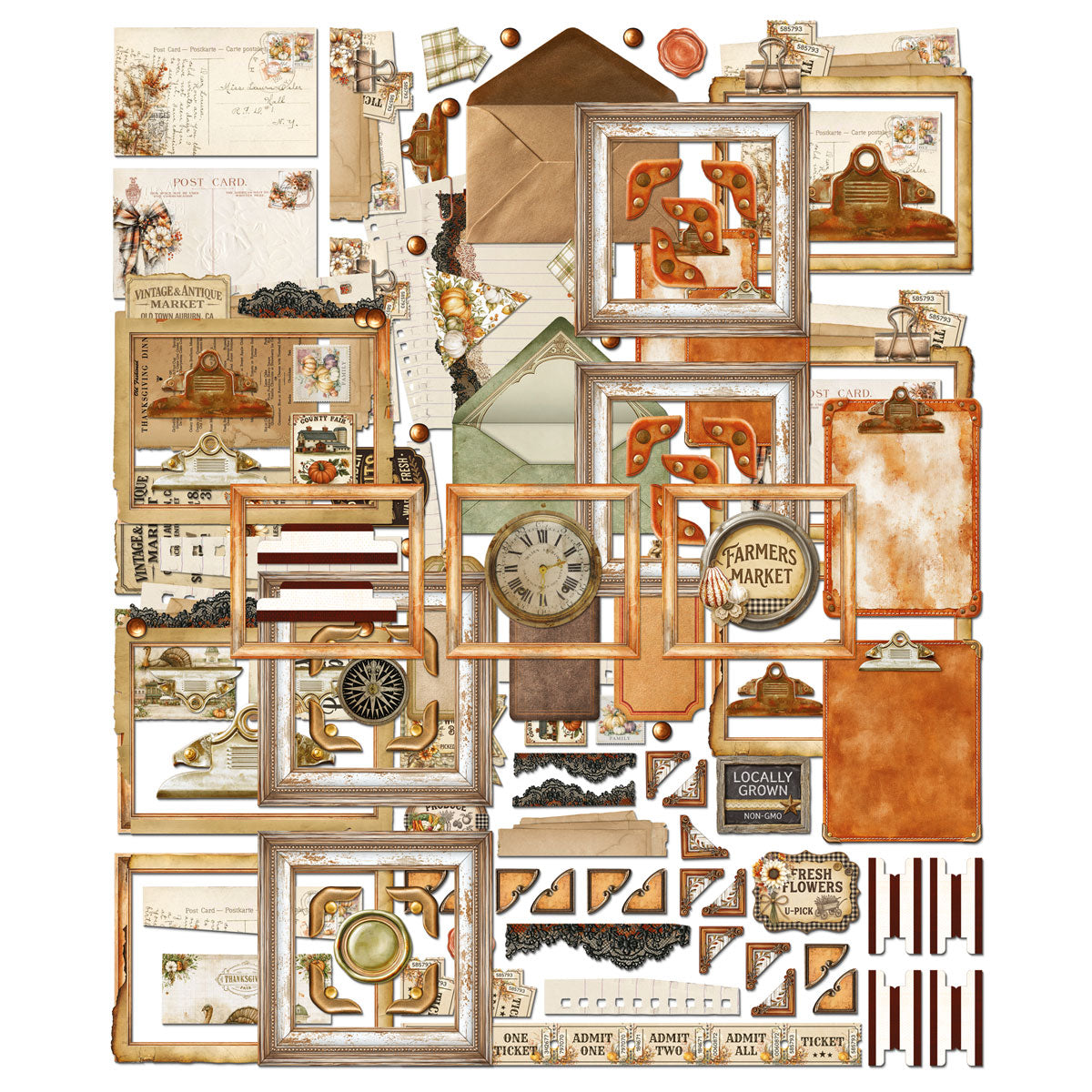 ***Pre-Order*** 49 and Market - Season's Bounty - Ephemera Set
