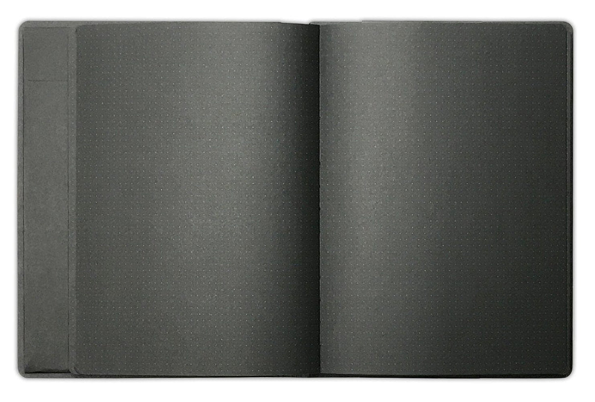 Dylusions - Dot Grid Journal 11.75"X9" - Black